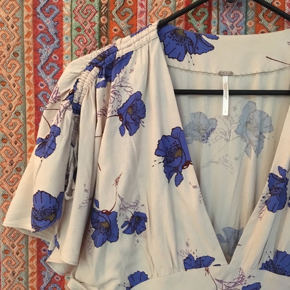 Free People floral poppy dress